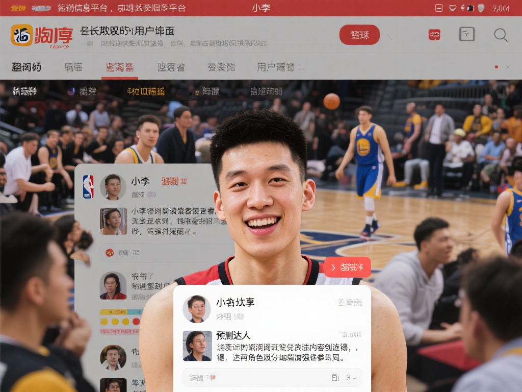 以一位长期活跃的用户为例，小李是一名篮球爱好者，他